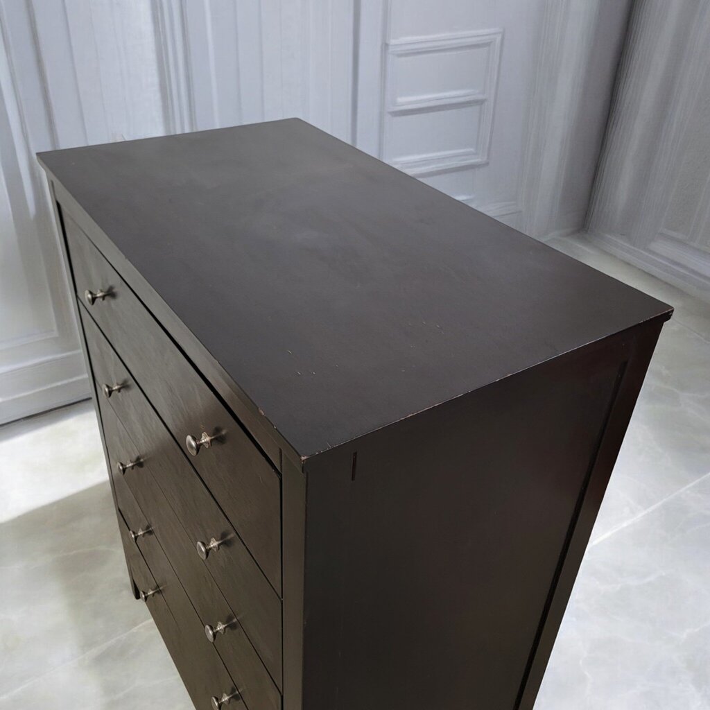 7482 Contemporary Espresso 5 Drawer #Chest