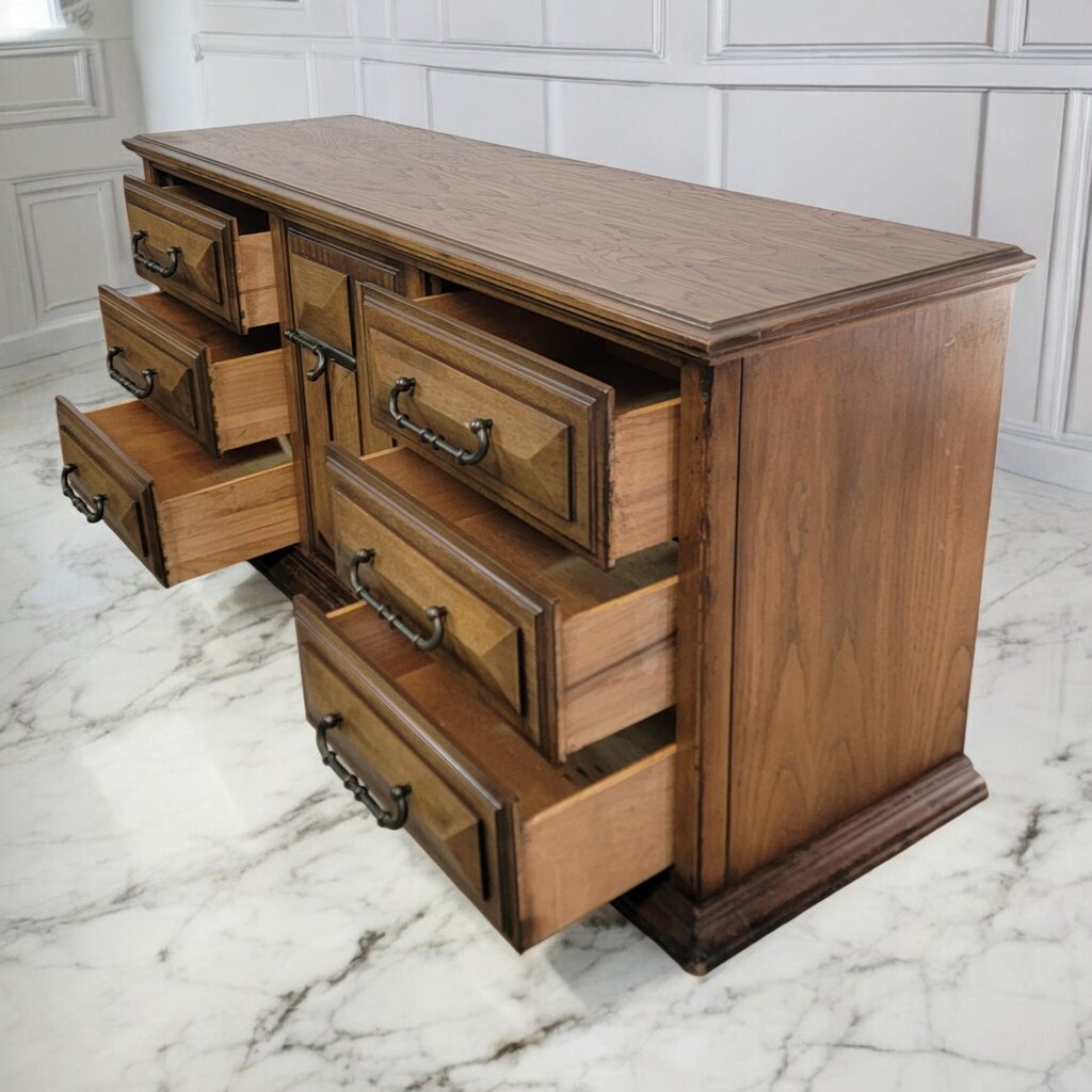 7494 Vintage Stanley 9 Drawer #Dresser