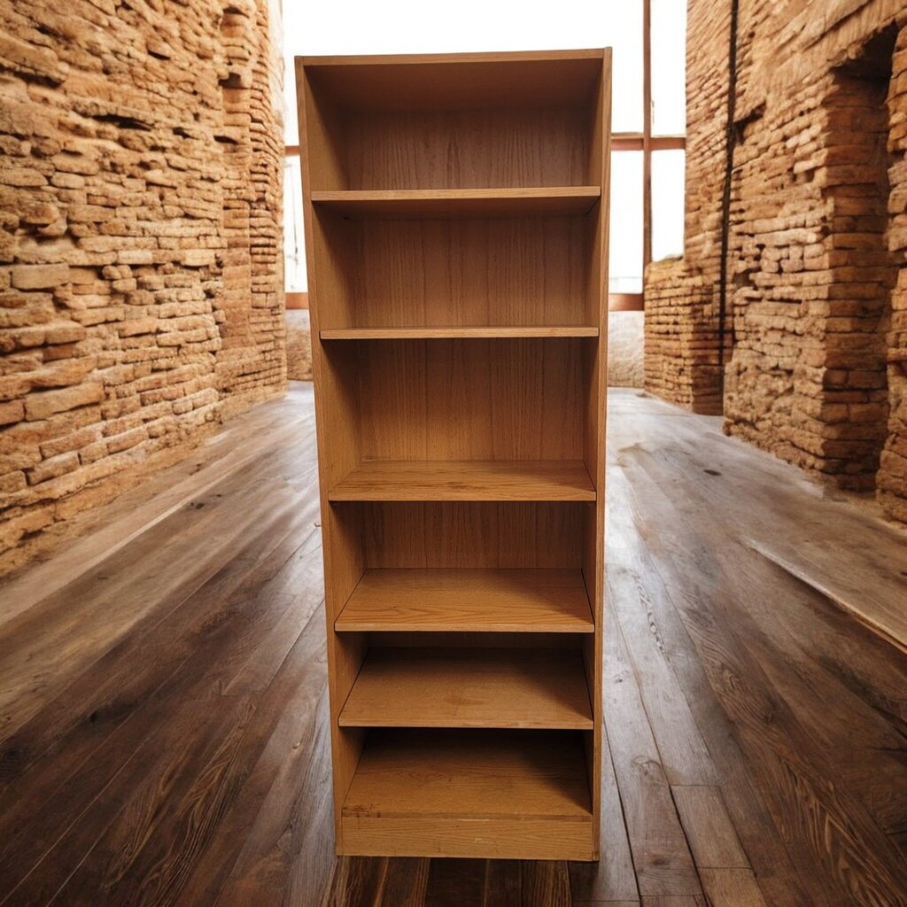 7498 Oak 6 ft 6 Shelf #Bookcase