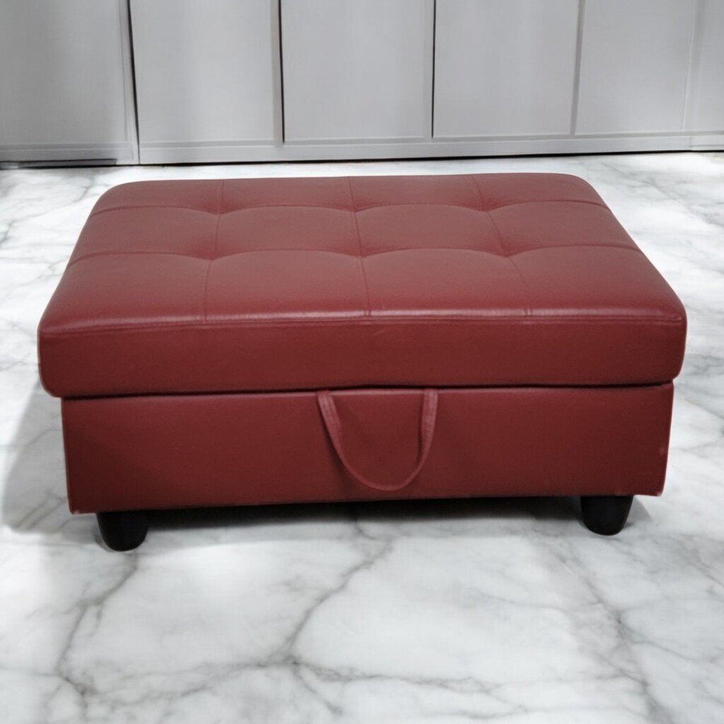 7536 Cranberry Storage #Ottoman