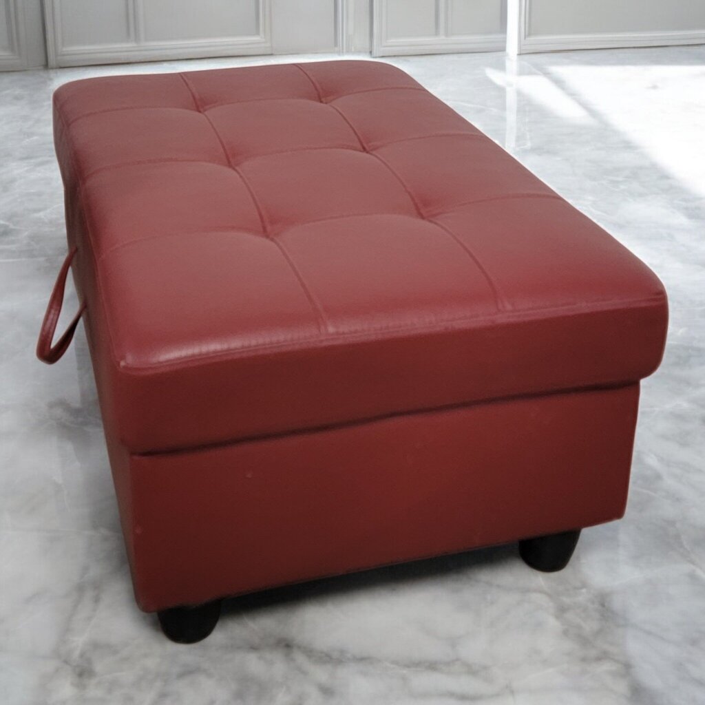 7536 Cranberry Storage #Ottoman