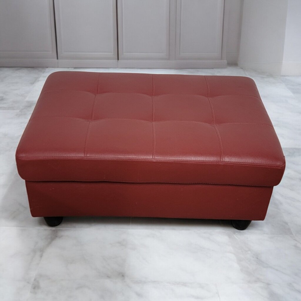 7536 Cranberry Storage #Ottoman