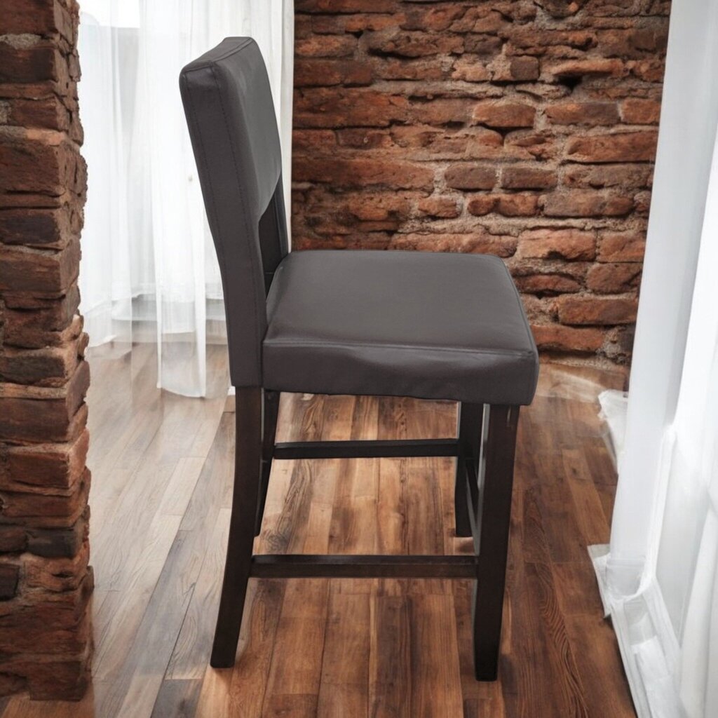 7539 Cherry Upholstered Barstool