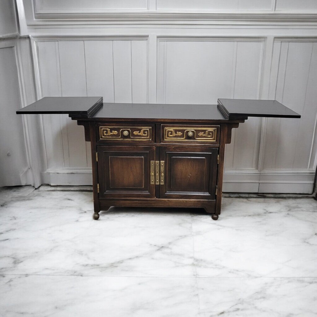 7548 Vintage Oak #Bar Cart