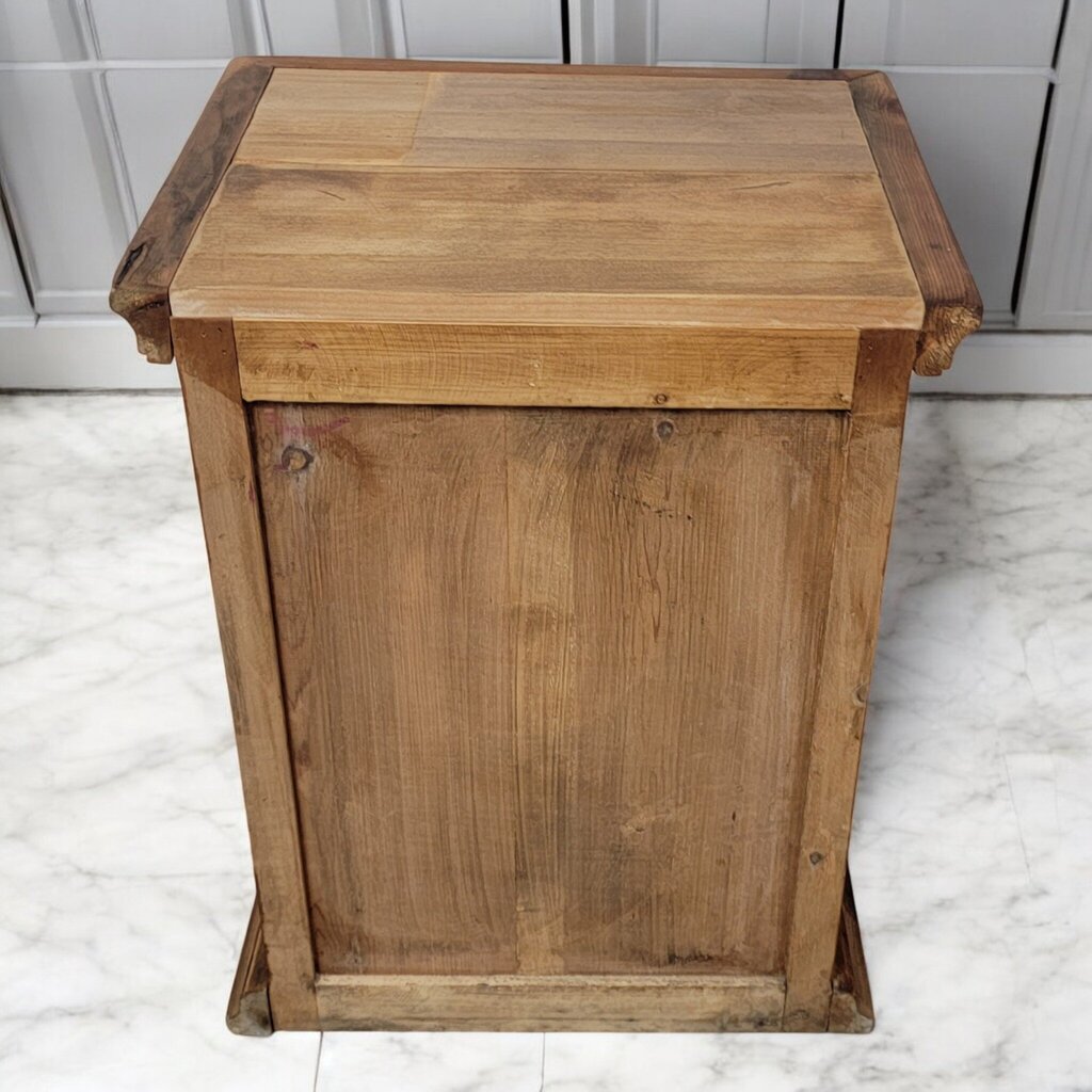7574 Mexican Pine Accent Table with Drawer