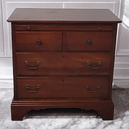 7588 Kincaid Furniture Solid Walnut 3 Drawer Chest with Slide Out Tray