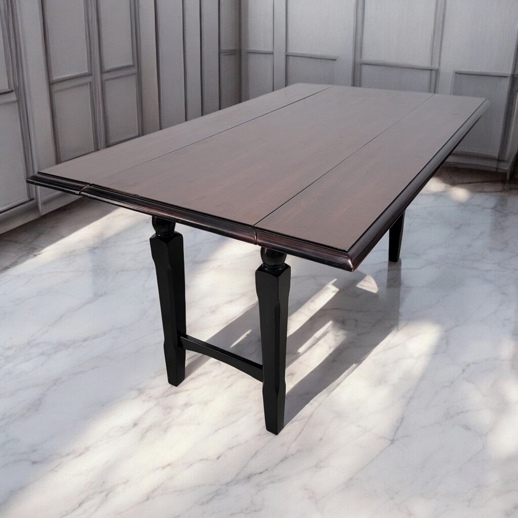 7609 Pier 1 Imports Maple Long Drop Leaf Table ~ FURNITURE