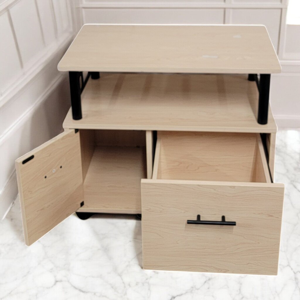 7682 Contemporary Rolling Accent Table ~ FURNITURE