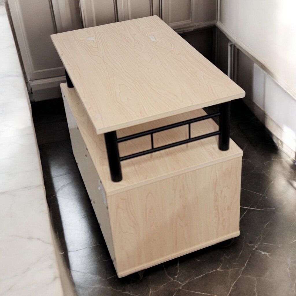 7682 Contemporary Rolling Accent Table ~ FURNITURE