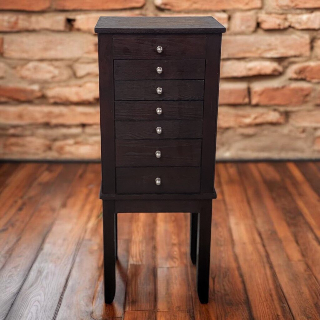 7723 Espresso Oak Jewelry Box