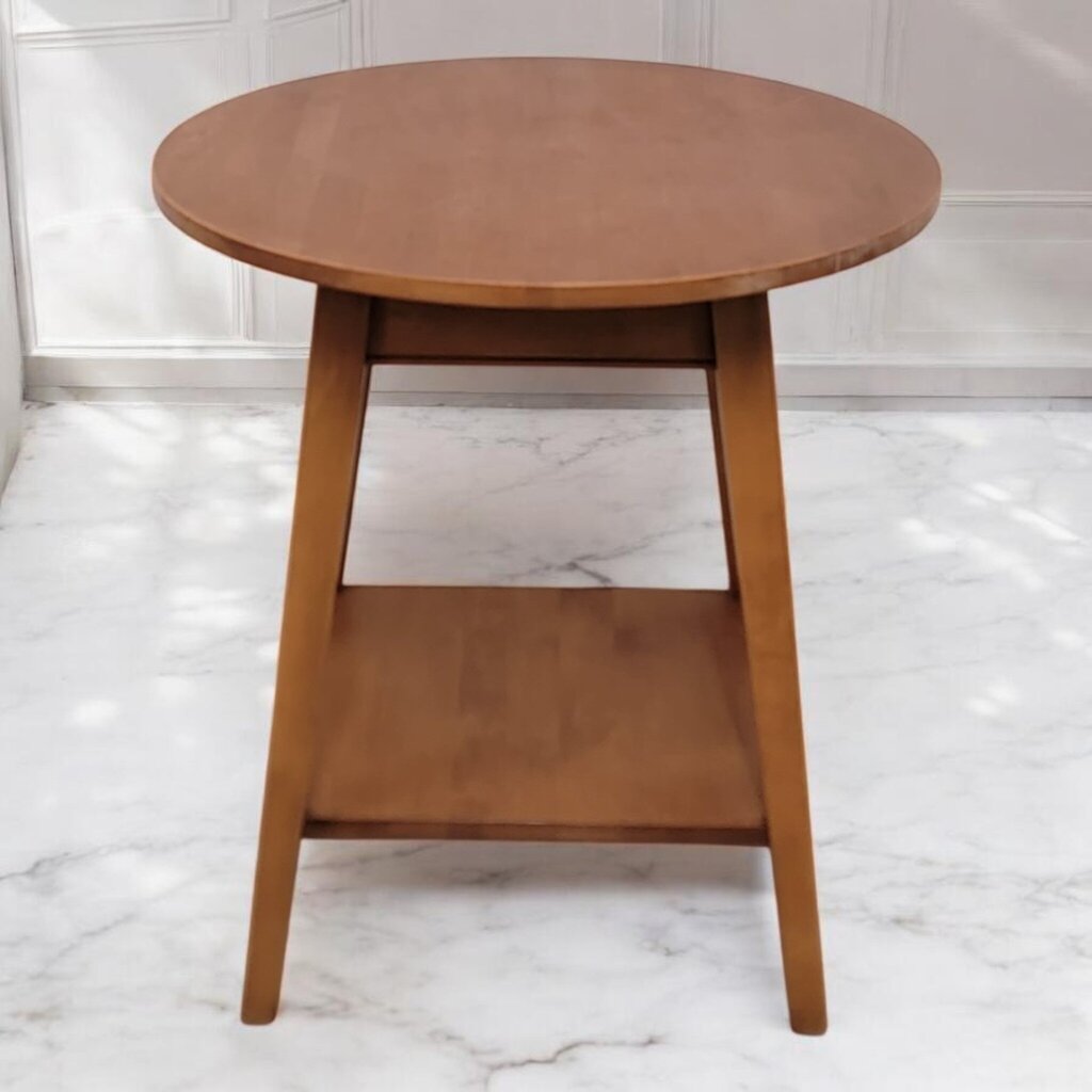 7730 Round Midcentury Accent Table