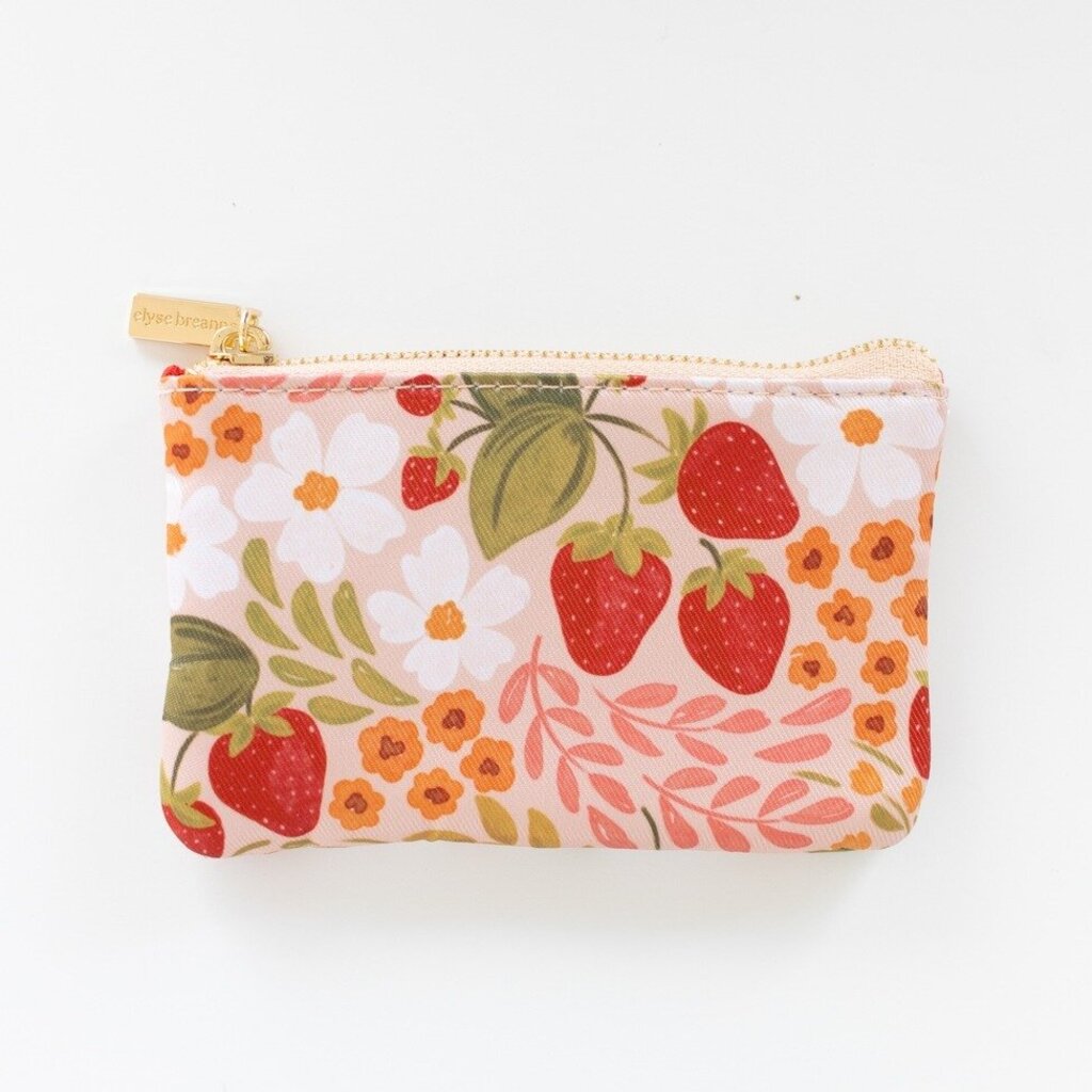 Strawberry Patch Coin Pouch New * Gifts & Speciality