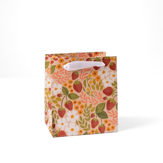 Strawberry Patch Gift Bag - Small New * Gifts & Speciality