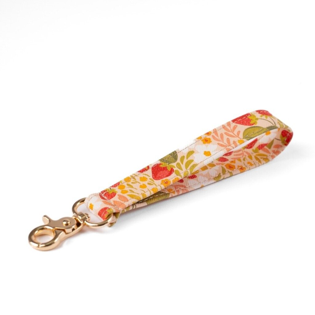Strawberry Patch Wristlet Keychain * Gifts & Speciality