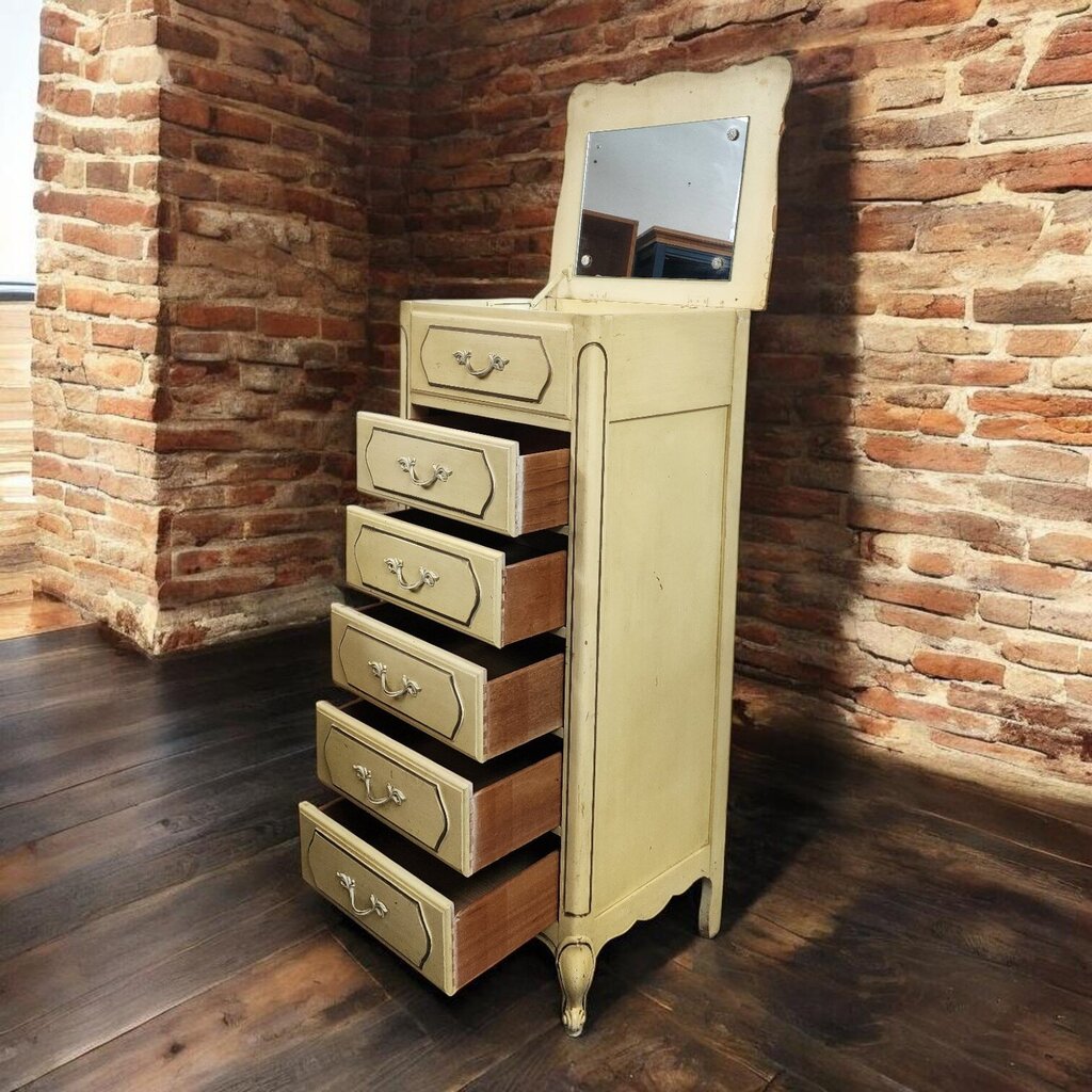 7743 Vintage French Provincial Lift Top Lingerie #Chest