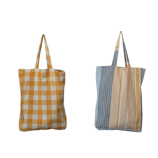 Cotton Canvas Tote w/ pocket 14 1 2" w x 18" t New * Home