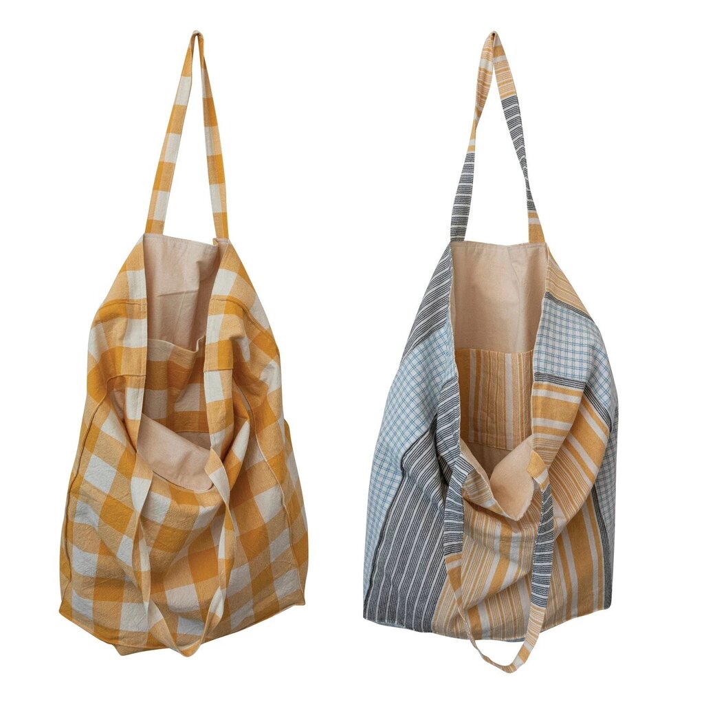 Cotton Canvas Tote w/ pocket * Home