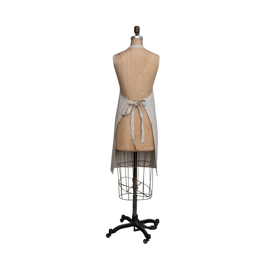 Cotton Linen Apron | French Knots * Home