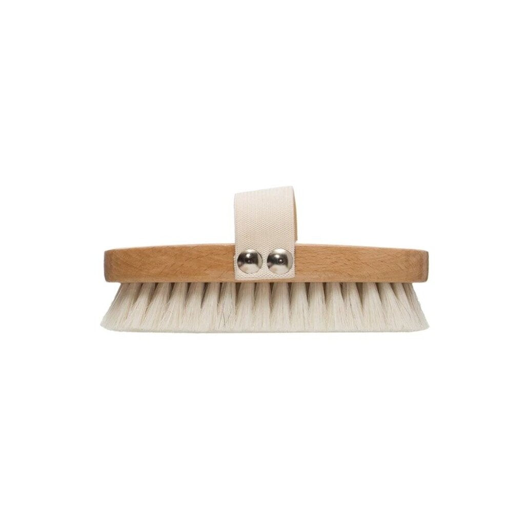 Beech Wood & Horse Hair Bath Brush 5-1 4"L New * Gifts & Speciality