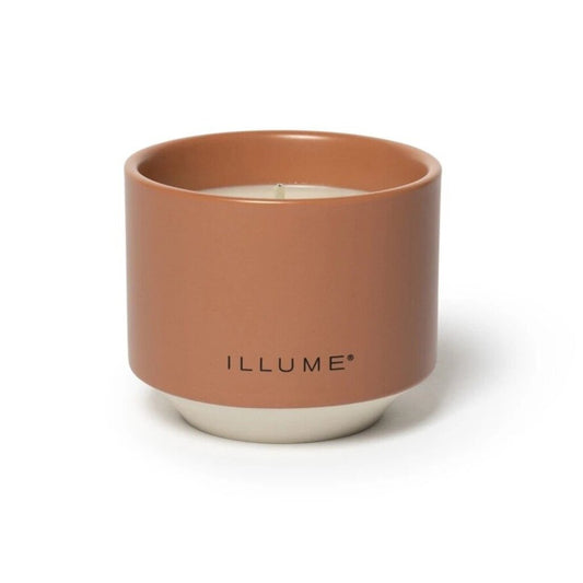 Terra Tabac Matte Ceramic Candle 5.8 oz. 3 1 4" round x 2 3 4" t terra Cotta New * Gifts & Speciality