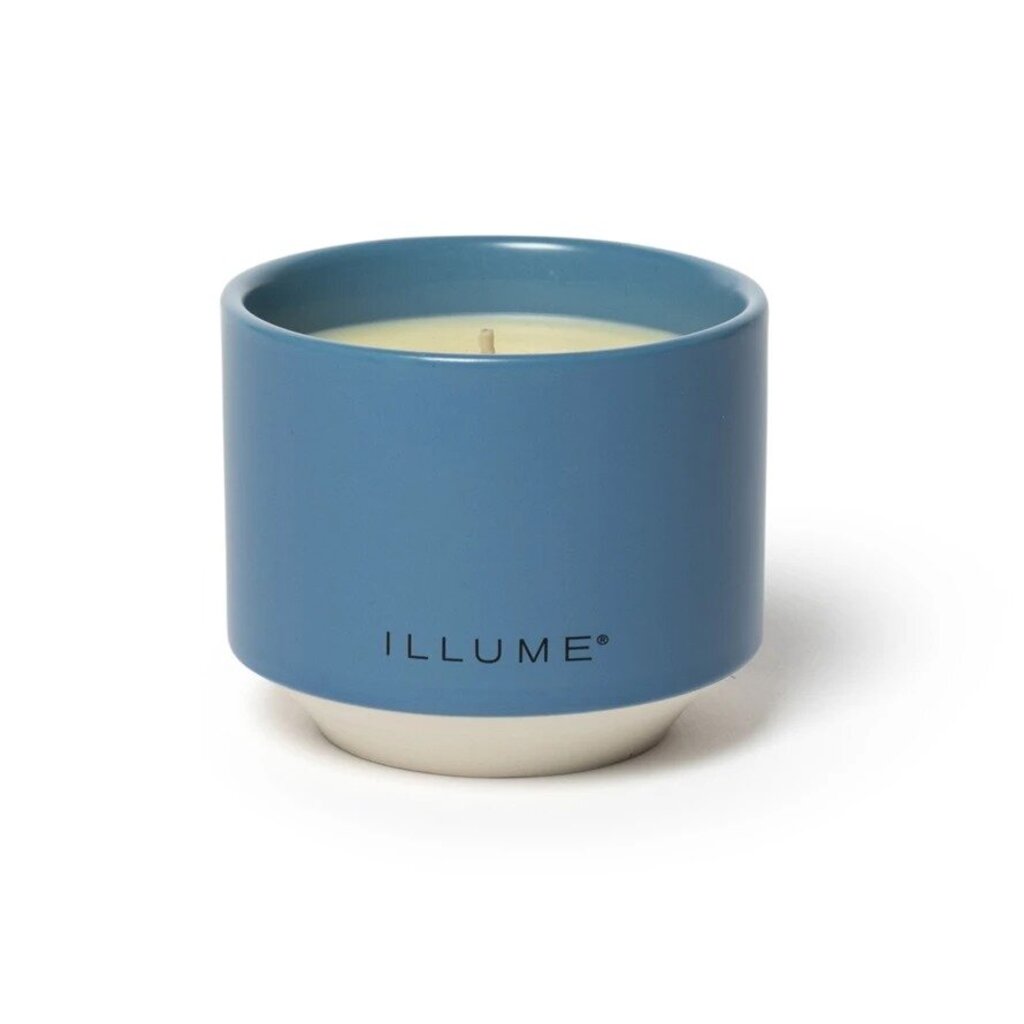 Citrus Crush Matte Ceramic Candle 5.8 oz 3 1 4" round x 2 3 4" t Perriwinkle Blue New * Gifts & Speciality
