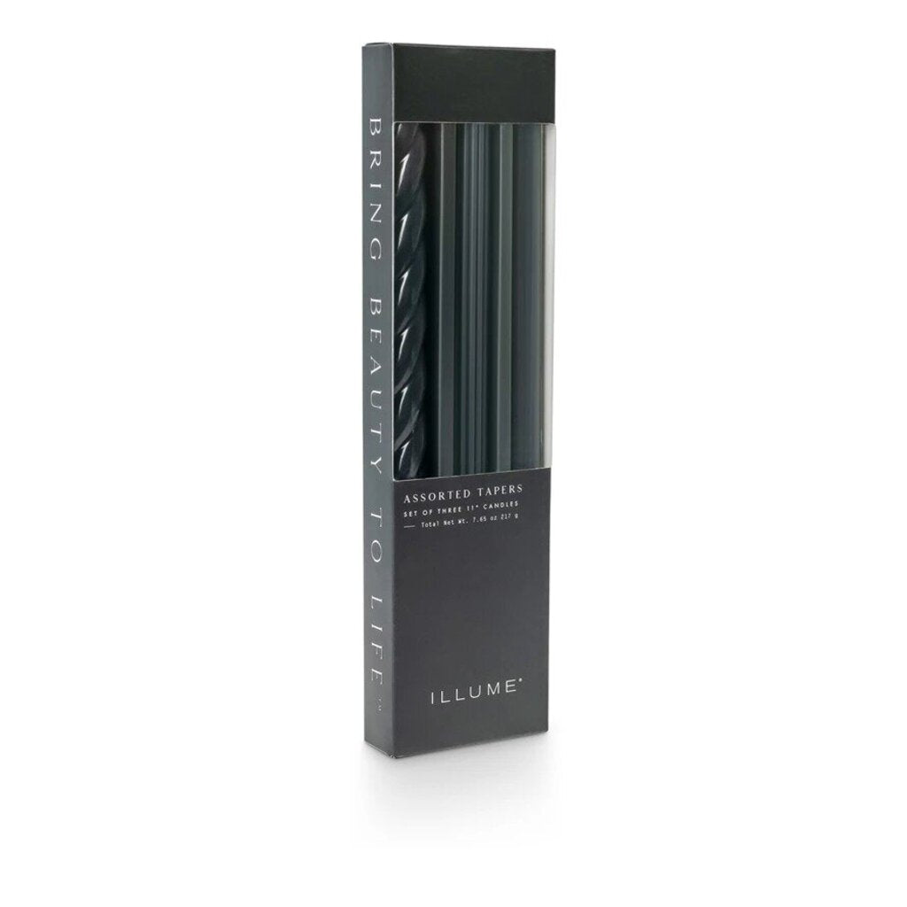 Assorted Candle Tapers 3-Pack | Black New * Gifts & Speciality
