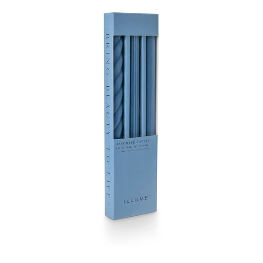 Assorted Candle Tapers 3-Pack | Slate New * Gifts & Speciality
