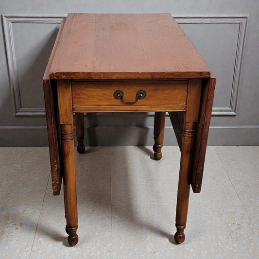 7768 Vintage Dropleaf #Table with Drawer