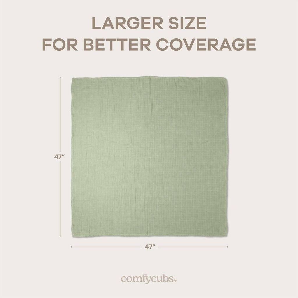 Bamboo/Muslin Swaddle - Solid Color * Children's
