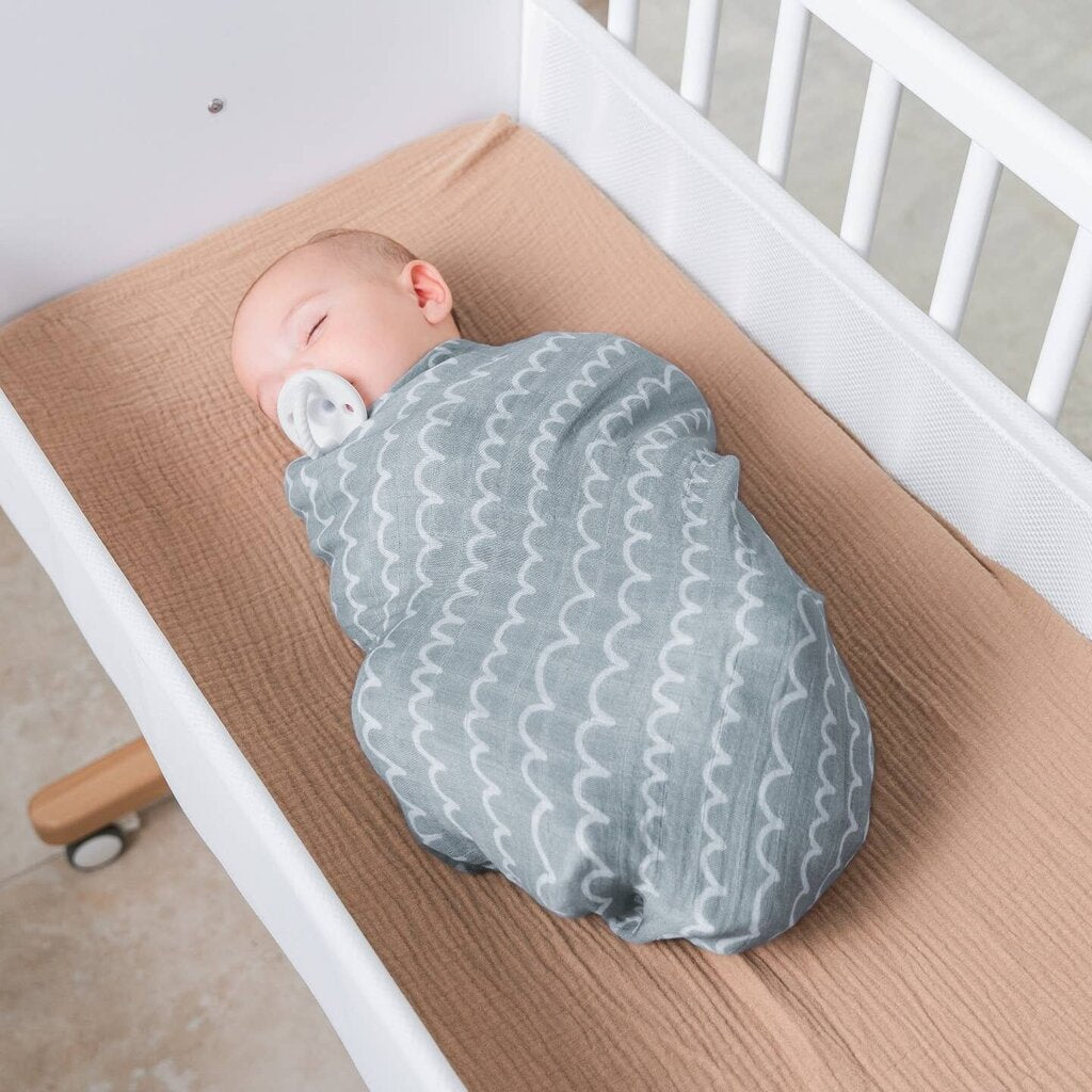 Color Print Bamboo/Muslin Swaddle