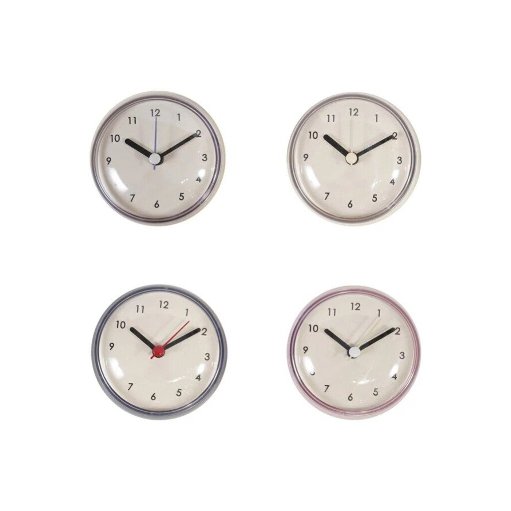 Plastic Bathroom Clock with Suction cup New * Gifts & Speciality