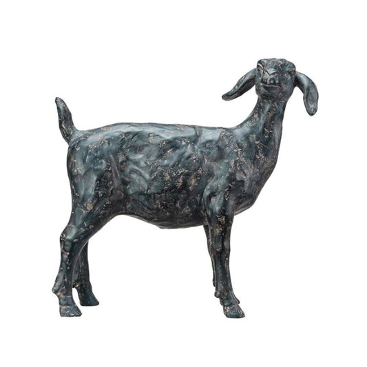 Cast Iron Finish Standing Goat 9-1 4"L x 3"W x 9-1 4"H Black New * Home