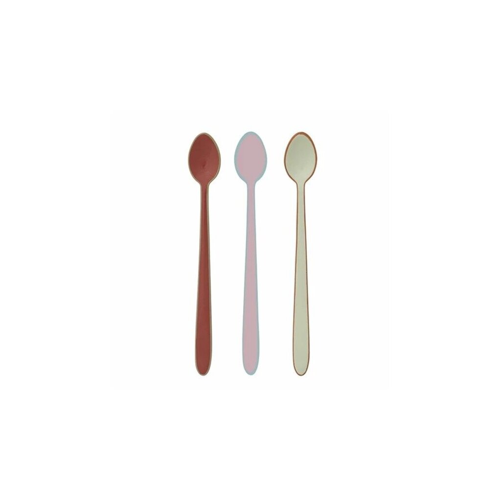 Enameled Stainless Steel Cocktail Spoon