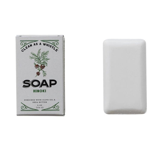 Hinoki Scented Olive Oil & Shea Butter Milled Bar Soap
