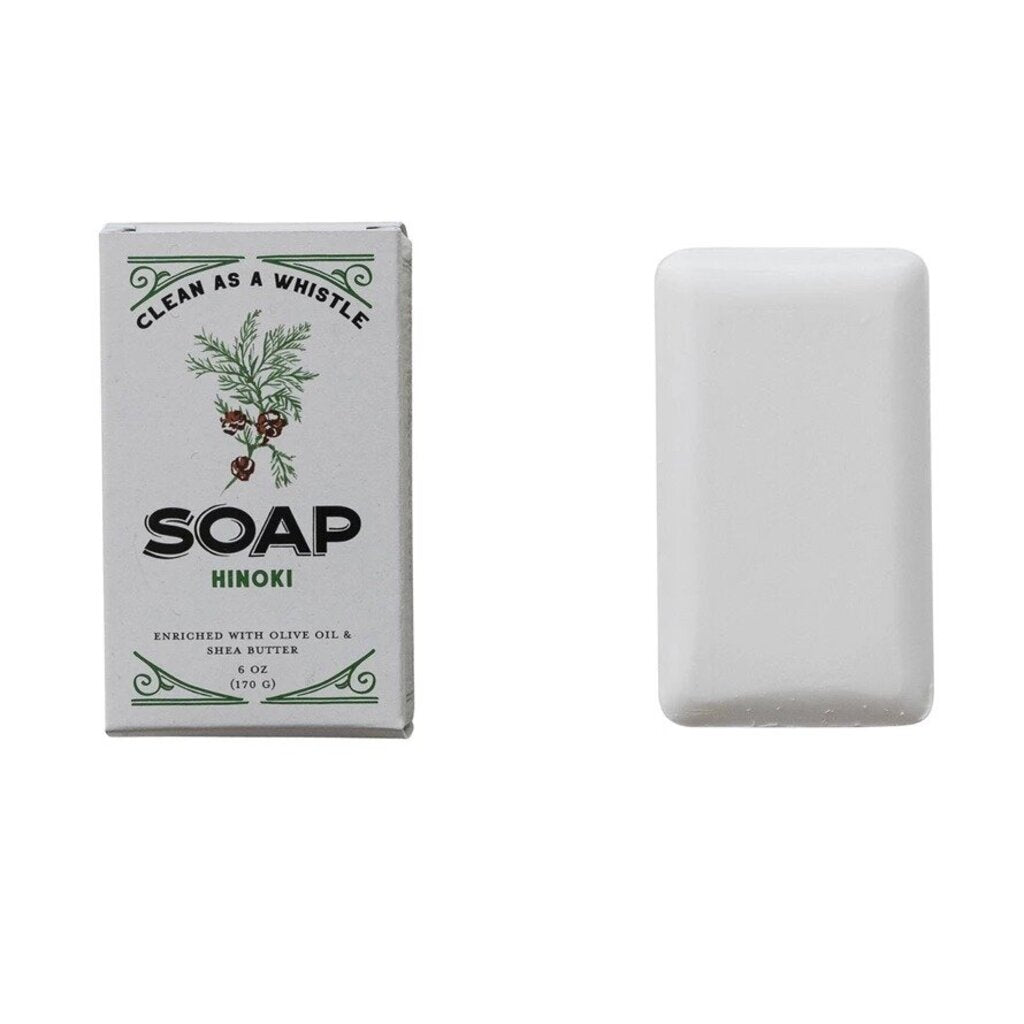 Hinoki Scented Olive Oil & Shea Butter Milled Bar Soap