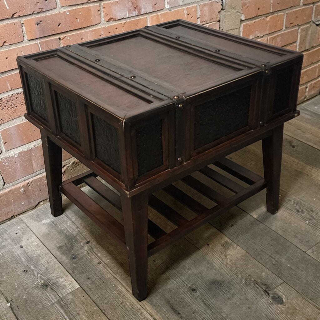 7797 Trunk Side #Table with Shelf ~ FURNITURE