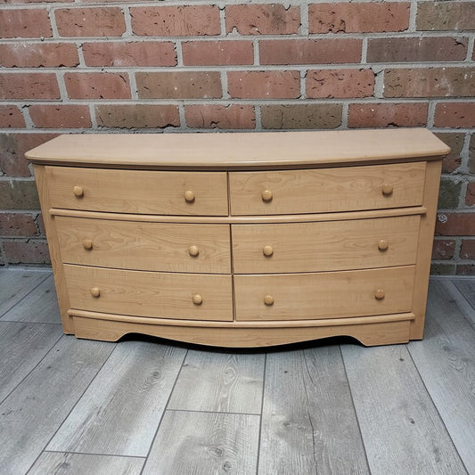7800 Good Bedrooms Natural Maple 6 Drawer Dresser