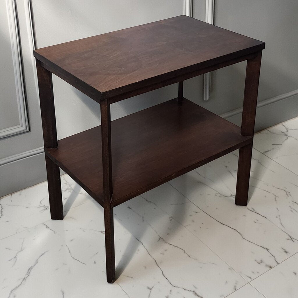 7806 Wooden 2 Tier Accent #Table