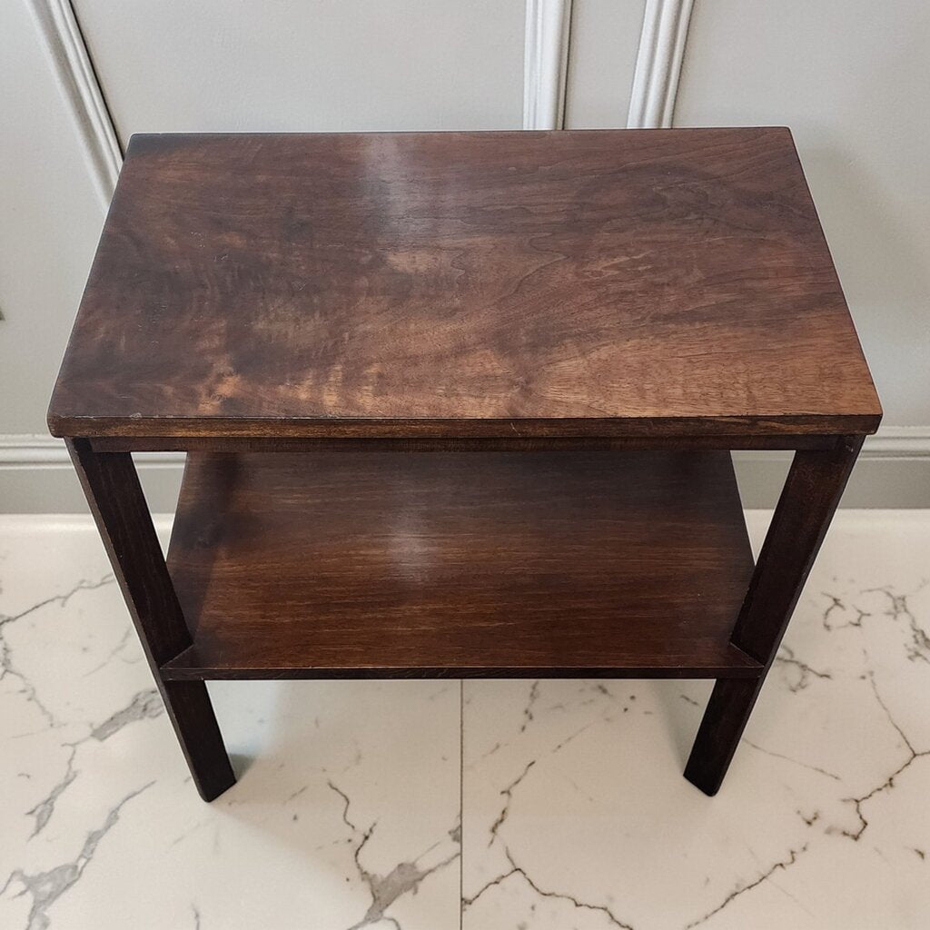 7806 Wooden 2 Tier Accent #Table