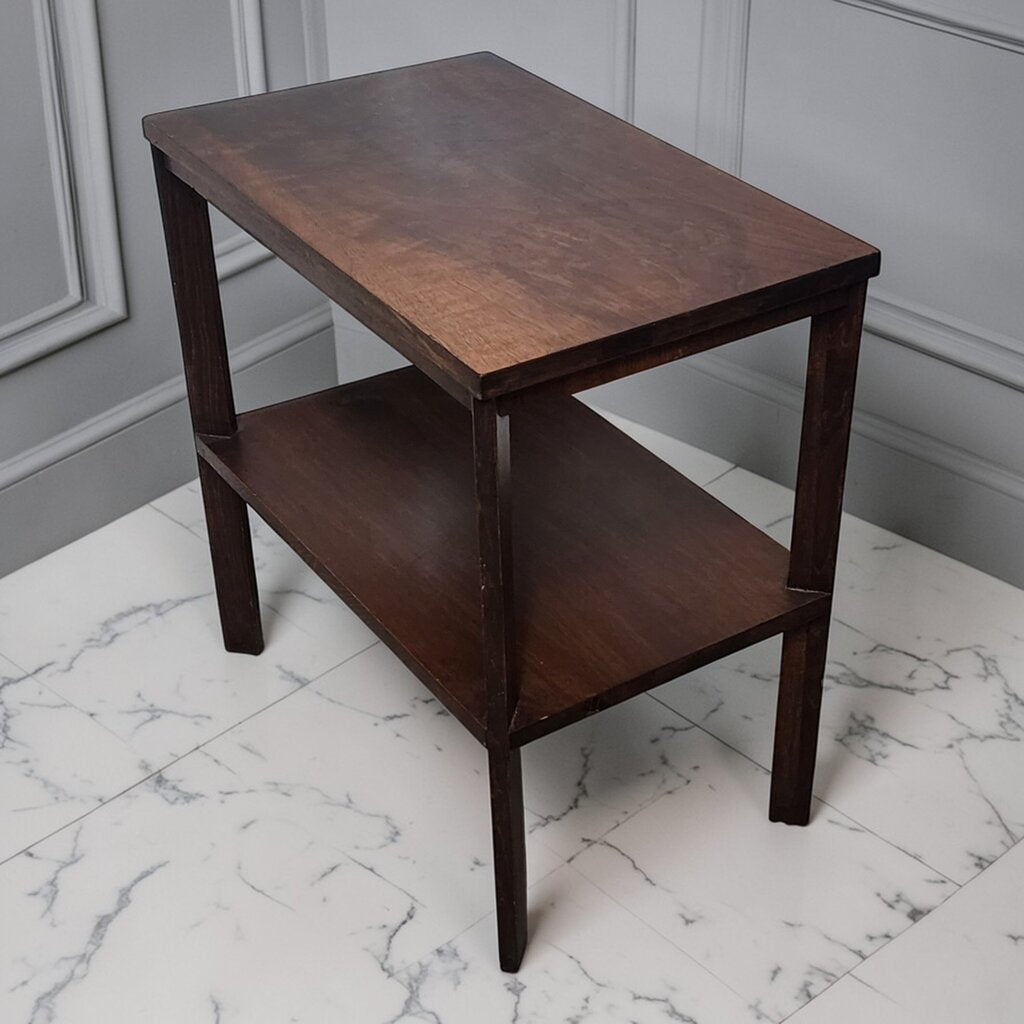 7806 Wooden 2 Tier Accent #Table