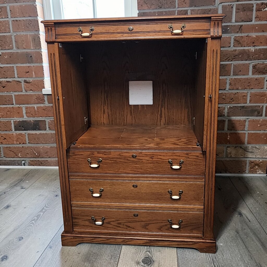 7807 Traditional Oak #Armoire ~ FURNITURE