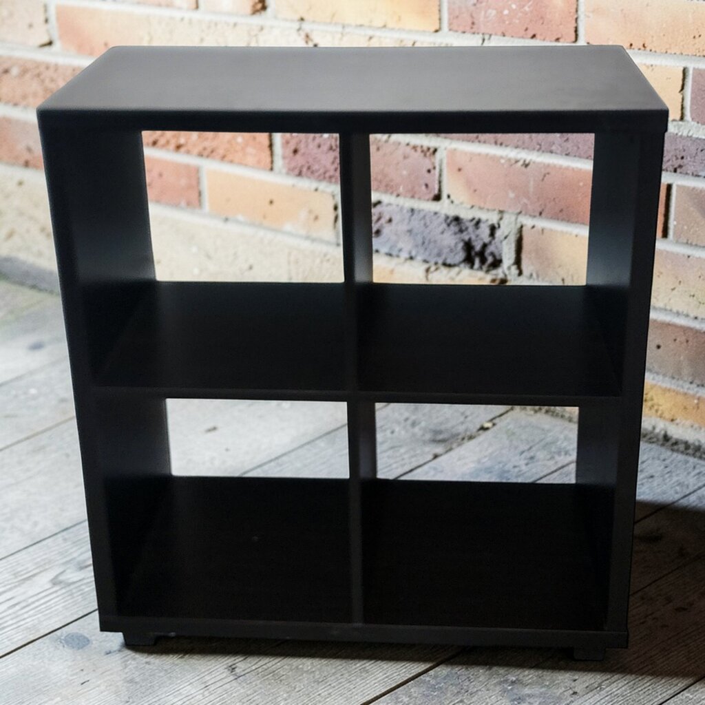 7811 Espresso 4 Cubby Bookcase