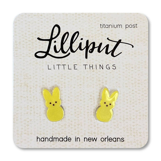 Lilliput- Marshmallow Easter Bunny Earrings