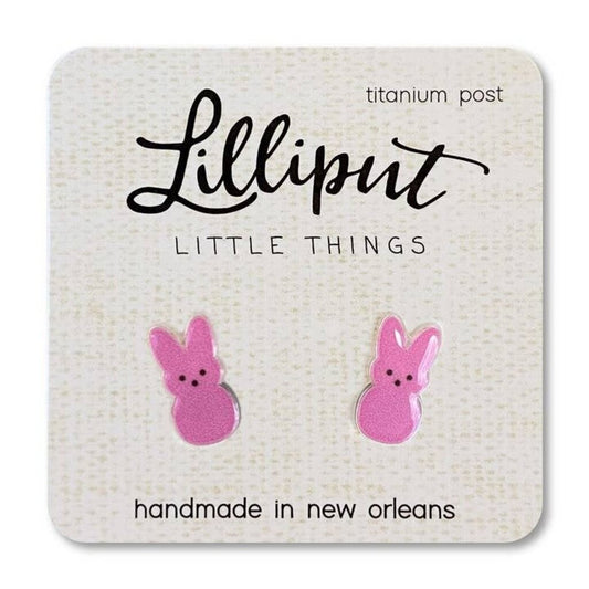 Lilliput- Marshmallow Easter Bunny Earrings
