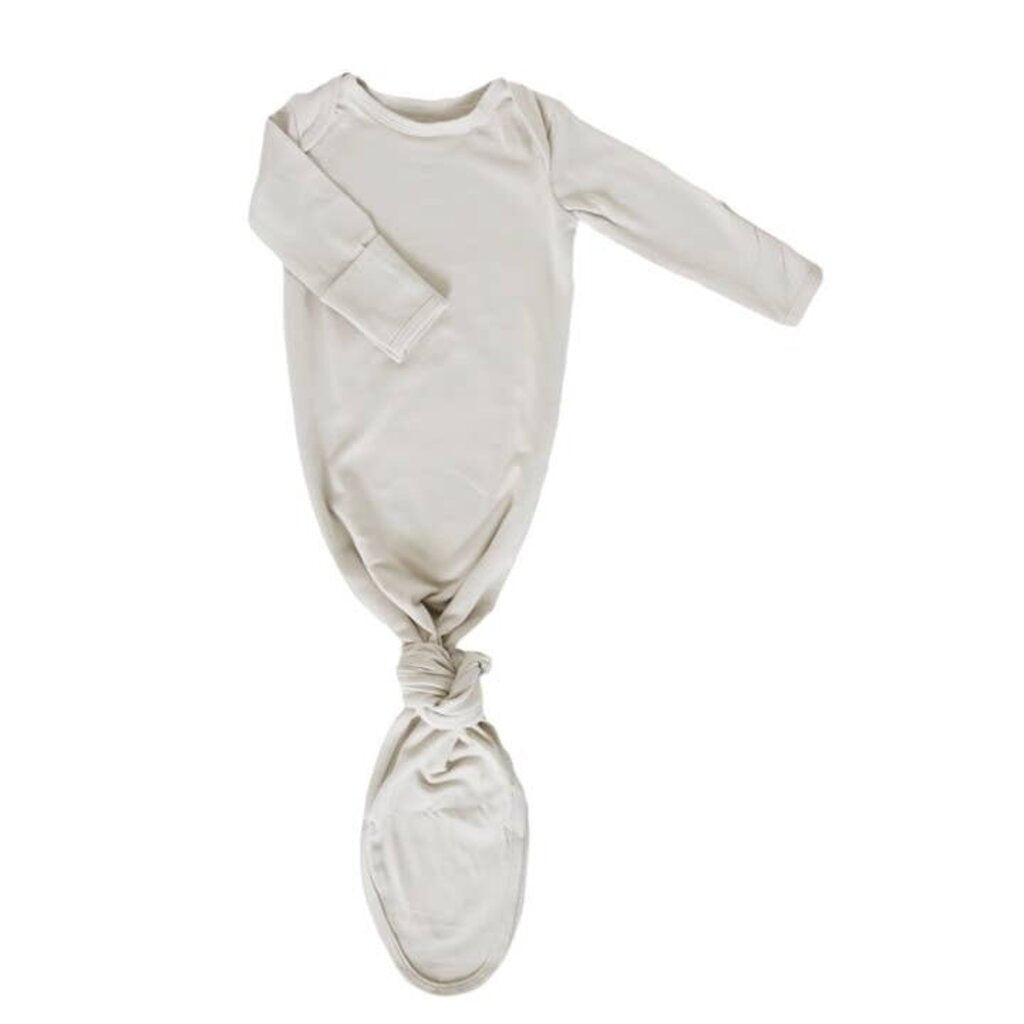 Oat Organic Cotton Knotted Gown 0-3 months Oat New * Children's