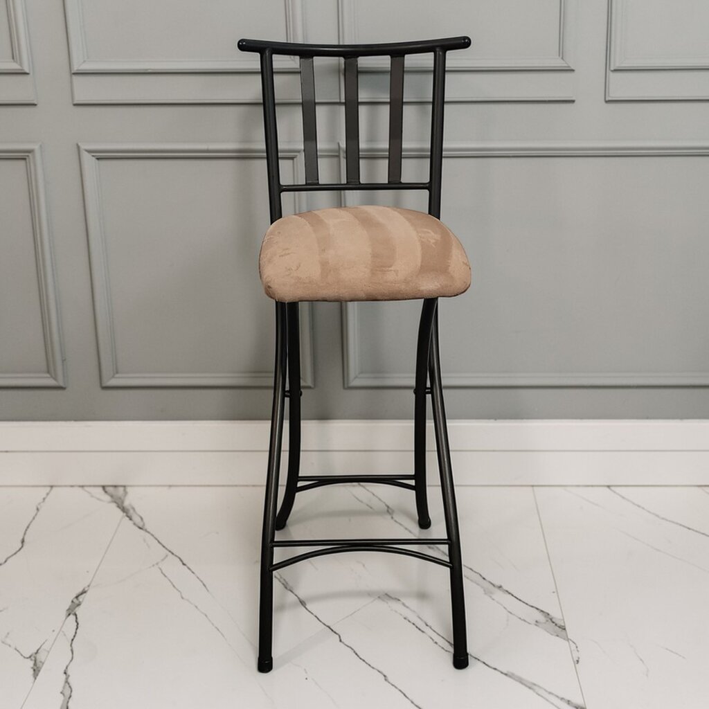 7834 Modern Metal Folding Barstool Used ~ FURNITURE