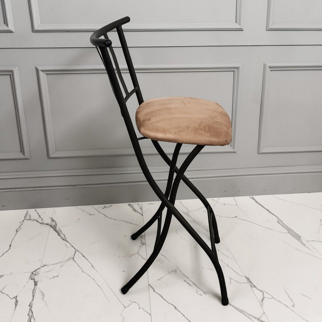 7834 Modern Metal Folding Barstool ~ FURNITURE