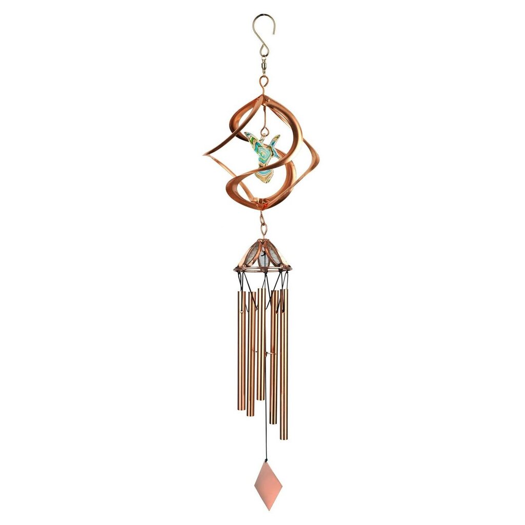 Hummingbird Cosmix Chime Spinner – 25" * Garden