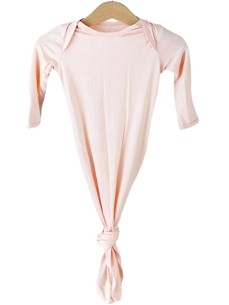 Blush Pink Bamboo Knotted Gown | newborn Newborn Blush pink New * Children's