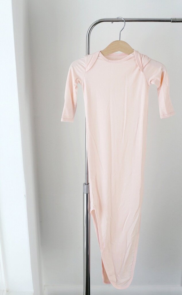 Blush Pink Bamboo Knotted Gown | newborn * Children's